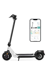 H20,Foldable Electric Scooter For Adult,500W,10 Inch tyre,62km,25KM/H Speed,120KG Load,Silver.
