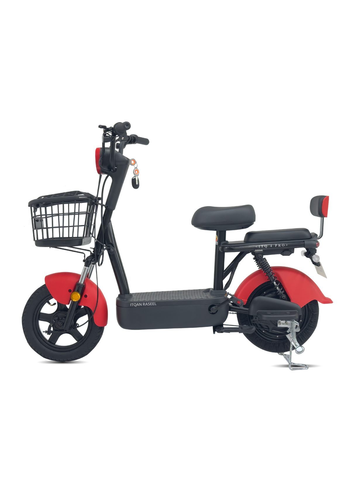 Urban Comfort Pro 450W Best Electric Bike | 55km/h | 14 Inch Tyre | LCD l Fast Charging 65km | Red