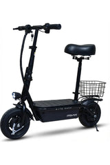 Swift Fold Pro 350W Electric Bike | 25km/h Speed | 10 Inch Tyre | Foldable E-Bike, Basket| Black