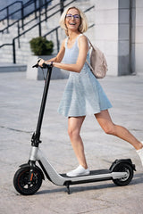 H20,Foldable Electric Scooter For Adult,500W,10 Inch tyre,62km,25KM/H Speed,120KG Load,Silver.