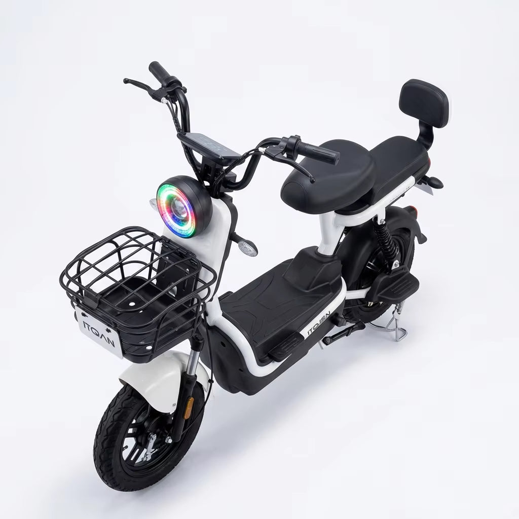 Loadmax Electric Bike– 600W Motor, 100km Battery, 14 Inch tyre, Mirrors, Basket, 150 KG Load Carry