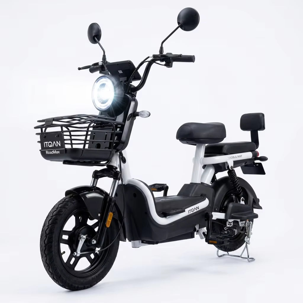 Loadmax Electric Bike– 600W Motor, 100km Battery, 14 Inch tyre, Mirrors, Basket, 150 KG Load Carry
