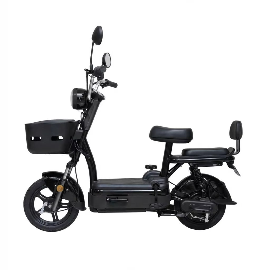 Urban Plus Pro 450W Best Electric Bike | 55km/h | 14 Inch Tyre | LCD l Fast Charging 65km | Black